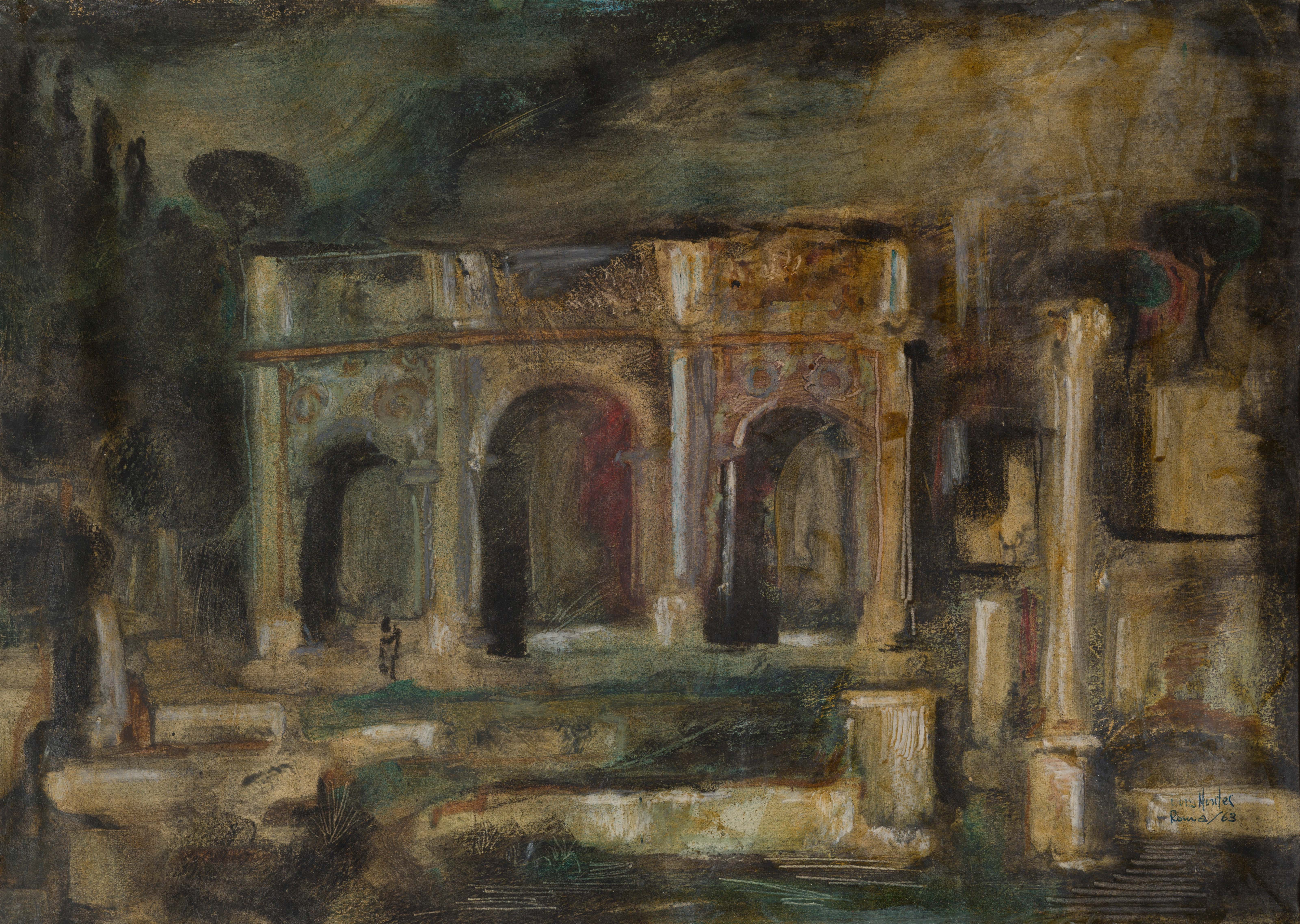 Vista del foro de Roma